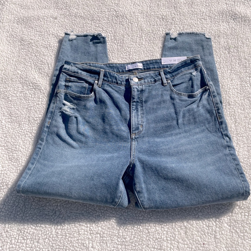 Loft Distressed Jeans